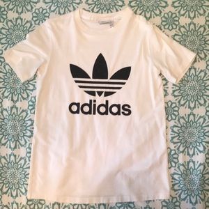 Adidas oversized t shirt, great for lounging and working out.